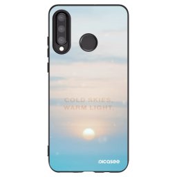 Fekete szilikon tok az alábbi mobiltelefonokra Huawei P30 Lite - COLD SKIES