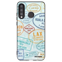 Fekete szilikon tok az alábbi mobiltelefonokra Huawei P30 Lite - PASSPORT EDITION
