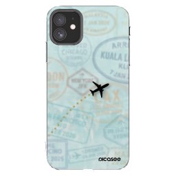 Átlátszó szilikon tok az alábbi mobiltelefonokra Apple iPhone 11 - FLIGHT PATH