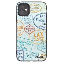Fekete szilikon tok az alábbi mobiltelefonokra Apple iPhone 11 - PASSPORT EDITION