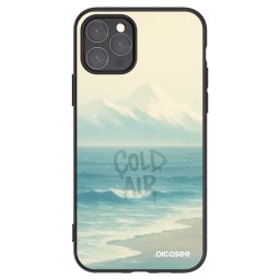 Fekete szilikon tok az alábbi mobiltelefonokra Apple iPhone 11 Pro - COLD AIR