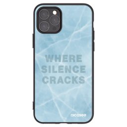 Fekete szilikon tok az alábbi mobiltelefonokra Apple iPhone 11 Pro - SILENCE