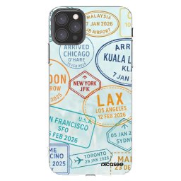 Átlátszó szilikon tok az alábbi mobiltelefonokra Apple iPhone 11 Pro Max - PASSPORT EDITION