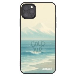 Fekete szilikon tok az alábbi mobiltelefonokra Apple iPhone 11 Pro Max - COLD AIR