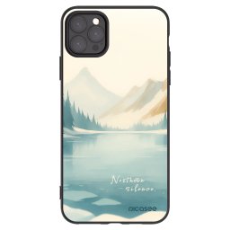 Fekete szilikon tok az alábbi mobiltelefonokra Apple iPhone 11 Pro Max - NOTHERN SILENCE