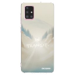 Átlátszó szilikon tok az alábbi mobiltelefonokra Samsung Galaxy A71 A715F - IN TRANSIT