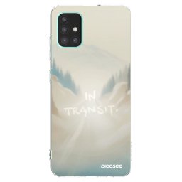 Átlátszó szilikon tok az alábbi mobiltelefonokra Samsung Galaxy A51 A515F - IN TRANSIT