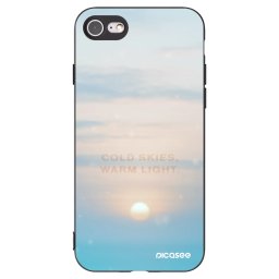 Fekete szilikon tok az alábbi mobiltelefonokra Apple iPhone SE 2020 - COLD SKIES