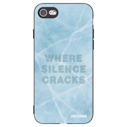 Fekete szilikon tok az alábbi mobiltelefonokra Apple iPhone SE 2020 - SILENCE