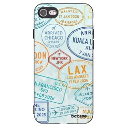 Fekete szilikon tok az alábbi mobiltelefonokra Apple iPhone SE 2020 - PASSPORT EDITION