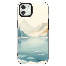 Fekete szilikon tok az alábbi mobiltelefonokra Apple iPhone 12 - NOTHERN SILENCE