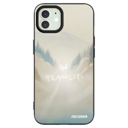 Fekete szilikon tok az alábbi mobiltelefonokra Apple iPhone 12 - IN TRANSIT
