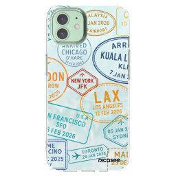 Átlátszó szilikon tok az alábbi mobiltelefonokra Apple iPhone 12 - PASSPORT EDITION
