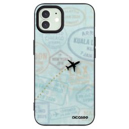 Fekete szilikon tok az alábbi mobiltelefonokra Apple iPhone 12 Pro - FLIGHT PATH