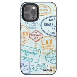 Fekete szilikon tok az alábbi mobiltelefonokra Apple iPhone 12 Pro Max - PASSPORT EDITION