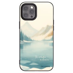Fekete szilikon tok az alábbi mobiltelefonokra Apple iPhone 12 Pro Max - NOTHERN SILENCE