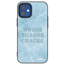 Fekete szilikon tok az alábbi mobiltelefonokra Apple iPhone 12 mini - SILENCE