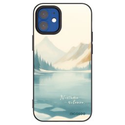 Fekete szilikon tok az alábbi mobiltelefonokra Apple iPhone 12 mini - NOTHERN SILENCE