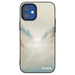 Fekete szilikon tok az alábbi mobiltelefonokra Apple iPhone 12 mini - IN TRANSIT