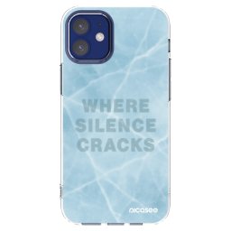 Átlátszó szilikon tok az alábbi mobiltelefonokra Apple iPhone 12 mini - SILENCE