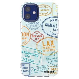 Átlátszó szilikon tok az alábbi mobiltelefonokra Apple iPhone 12 mini - PASSPORT EDITION