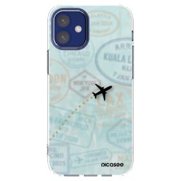 Átlátszó szilikon tok az alábbi mobiltelefonokra Apple iPhone 12 mini - FLIGHT PATH
