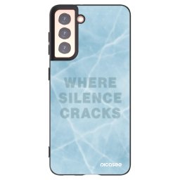 Fekete szilikon tok az alábbi mobiltelefonokra Samsung Galaxy S21 5G G991B - SILENCE