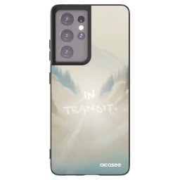 Fekete szilikon tok az alábbi mobiltelefonokra Samsung Galaxy S21 Ultra 5G G998B - IN TRANSIT