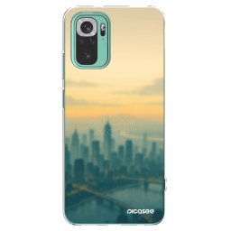 Átlátszó szilikon tok az alábbi mobiltelefonokra Xiaomi Redmi Note 10 Pro - Airplane mode