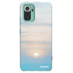 Átlátszó szilikon tok az alábbi mobiltelefonokra Xiaomi Redmi Note 10 Pro - COLD SKIES