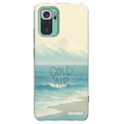 Átlátszó szilikon tok az alábbi mobiltelefonokra Xiaomi Redmi Note 10 Pro - COLD AIR