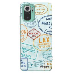 Átlátszó szilikon tok az alábbi mobiltelefonokra Xiaomi Redmi Note 10 Pro - PASSPORT EDITION