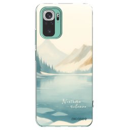 Átlátszó szilikon tok az alábbi mobiltelefonokra Xiaomi Redmi Note 10 Pro - NOTHERN SILENCE