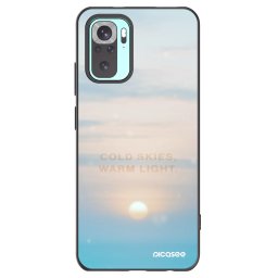 Fekete szilikon tok az alábbi mobiltelefonokra Xiaomi Redmi Note 10 Pro - COLD SKIES