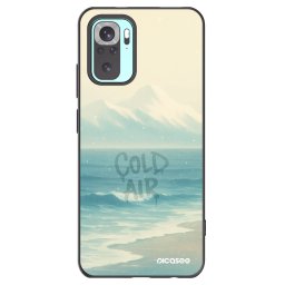 Fekete szilikon tok az alábbi mobiltelefonokra Xiaomi Redmi Note 10 Pro - COLD AIR