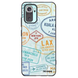 Fekete szilikon tok az alábbi mobiltelefonokra Xiaomi Redmi Note 10 Pro - PASSPORT EDITION