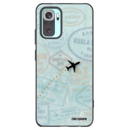 Fekete szilikon tok az alábbi mobiltelefonokra Xiaomi Redmi Note 10 Pro - FLIGHT PATH
