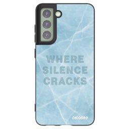 Fekete szilikon tok az alábbi mobiltelefonokra Samsung Galaxy S21 FE 5G - SILENCE