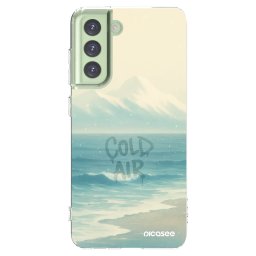 Átlátszó szilikon tok az alábbi mobiltelefonokra Samsung Galaxy S21 FE 5G - COLD AIR
