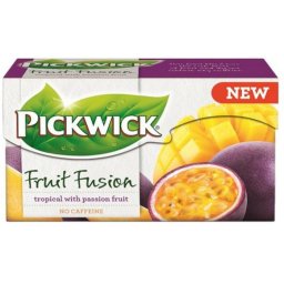 PICKWICK Gyümölcstea, 20x1,75 g, PICKWICK "Fruit Fusion", trópusi