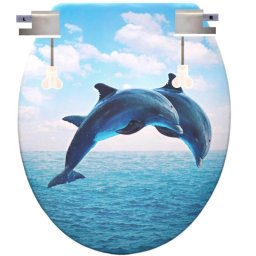 WC tető delfin mintás | P-A