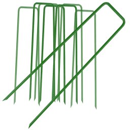Zöld fém rögzítőtüske 16cm | 20db