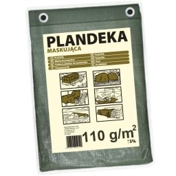 Takaróponyva 5×6m | Zöld | 110 g/m