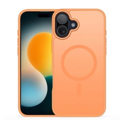 DUX DUCIS YIND szilikon telefonvédő (ütésállóság, kameravédő, matt, MagSafe) NARANCSSÁRGA Apple iPhone 17