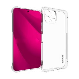 ENKAY szilikon telefonvédő (ütésállóság, légpárnás sarok) ÁTLÁTSZÓ T Phone 3 Pro 5G