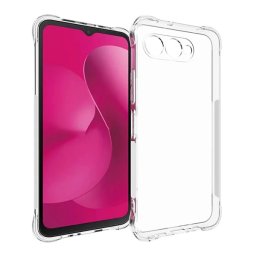 Szilikon telefonvédő (ütésállóság, légpárnás sarok, csúszásgátló felület) ÁTLÁTSZÓ T Phone 3 5G