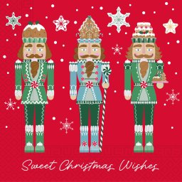 Karácsony Sweet Wishes szalvéta 20 db-os 33x33 cm FSC