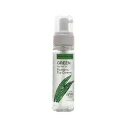 Intimate Earth - tisztító hab szerelmi játékokhoz zöld teával (200 ml)
