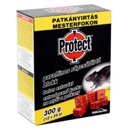 RÁGCSÁLÓIRTÓ BLOKK PARAFFINOS 12 X 25 G PROTECT