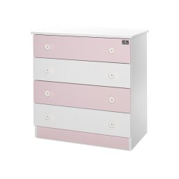 Lorelli Komód - White & Orchid Pink